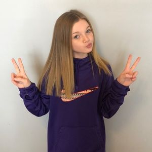 Purple Nike sweatshirt